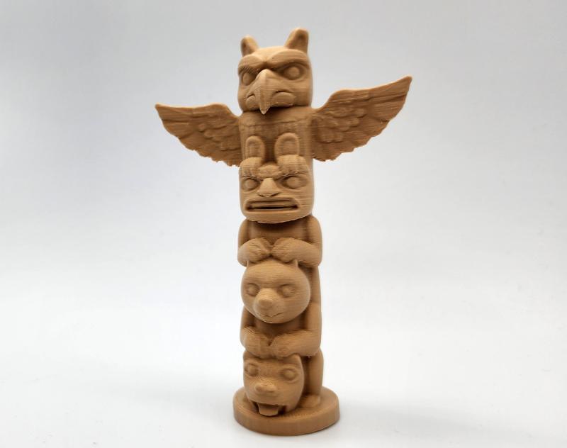 Full Eagle Totem Pole