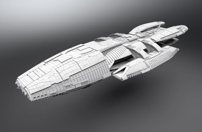 Battlestar Galactica modern Scale model
