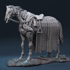 Wight Horse 3D Printing Figurine | Assembly