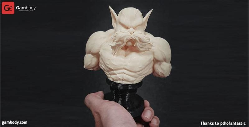 Toppo Bust 3D Printing Figurine | Assembly