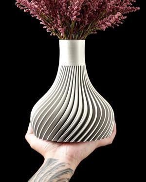 Ridged Flower Vase by MODERN MACHINE