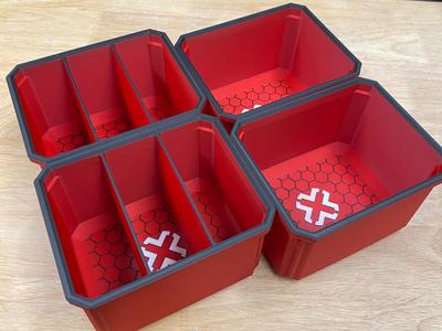 MILWAUKEE PACKOUT – 3 DRAWER ORGANIZER – BINS