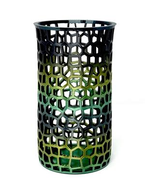 Voronoi Pebble Vase