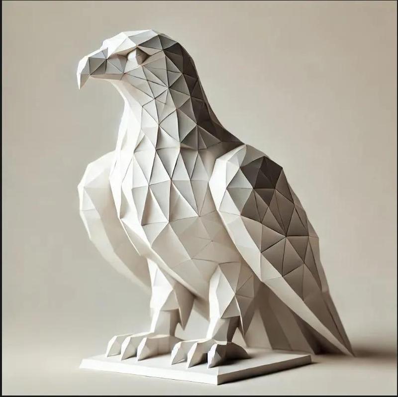 Low poly adler