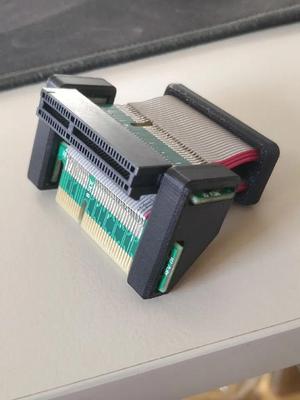 Custom PCIe x4 Riser Mount