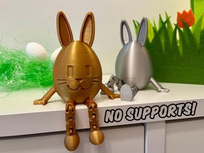 Flexi Easter Egg Bunny (articulated – no supports)