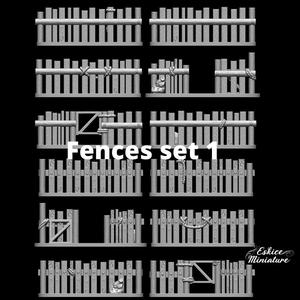 Barrieres / Fences – Epic History Battle of American Civil War -15mm scale