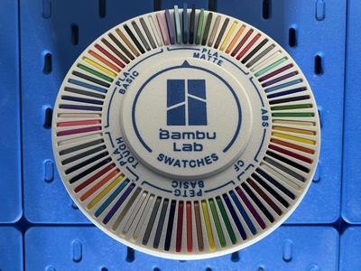 Bambu Filament Swatches Carousel for IKEA Skadis