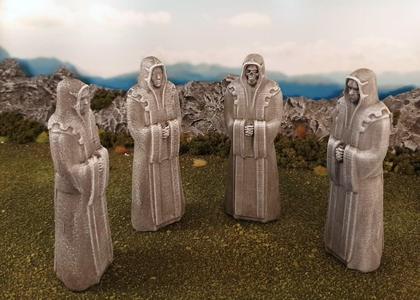 Priest statue