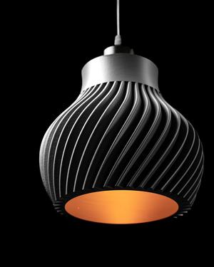 Ridged Pendant Lamp by MODERN MACHINE