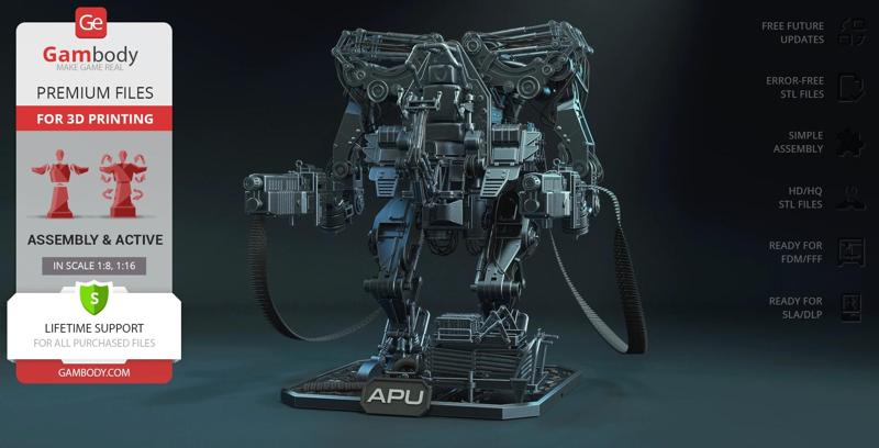 Matrix APU STL Files for 3D Printing | Assembly Model