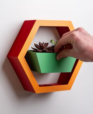Hexagon Wall Planter