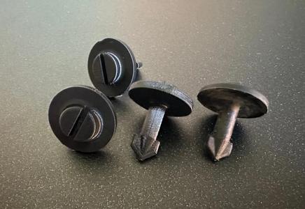 Replacement pin for Volkswagen Passat engine protection panel