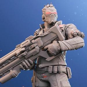 Soldier: 76 3D Printing Figurine | Assembly