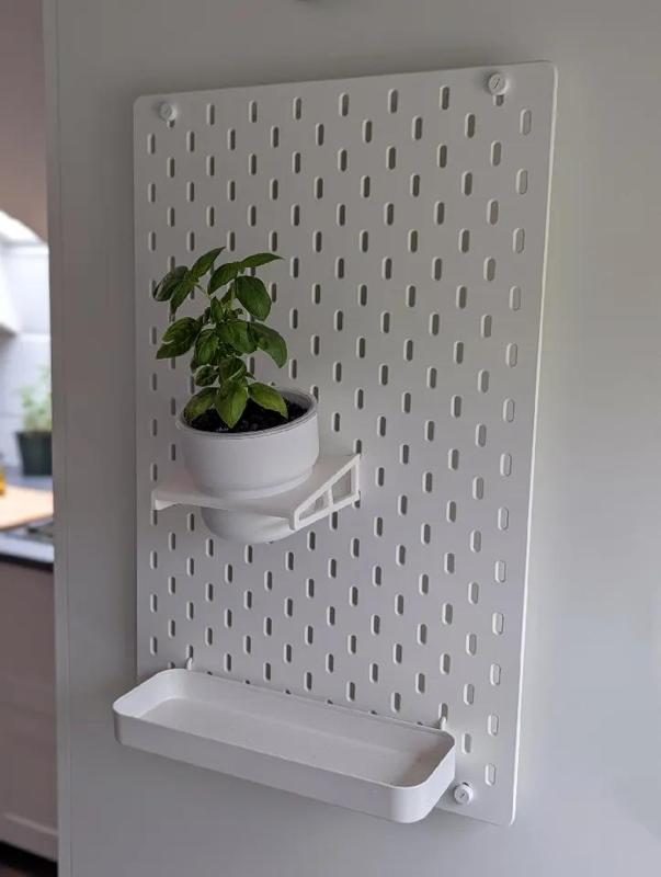 Ikea skadis plant pot holder