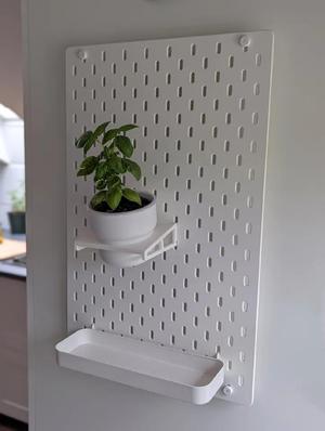 Ikea skadis plant pot holder