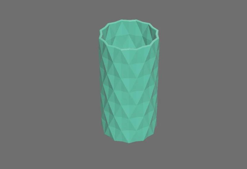 Vase 101 – Faceted Cylinder