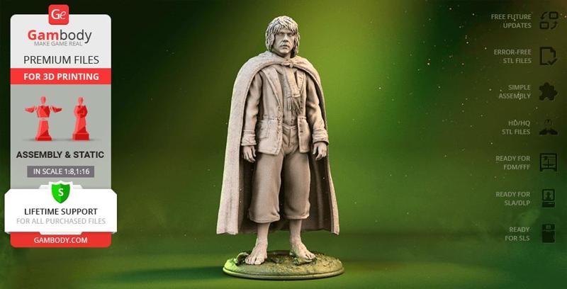 Pippin Took STL files for 3D Printing | Assembly Model