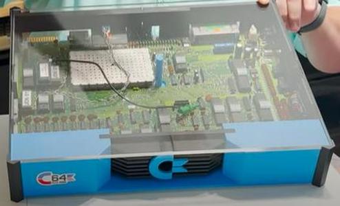Plexiglass Case for Commodore 128 Mainboard