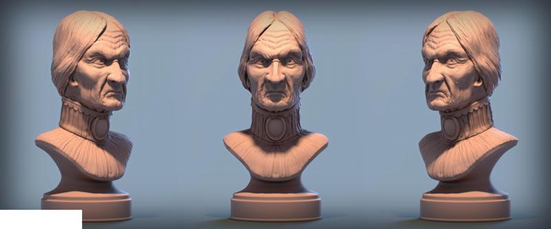 Haunted Mansion Aunt Lucretia Bust