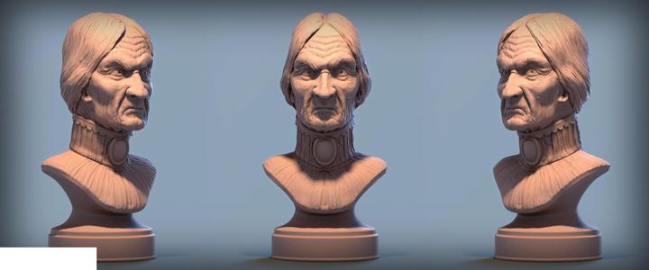 Haunted Mansion Aunt Lucretia Bust