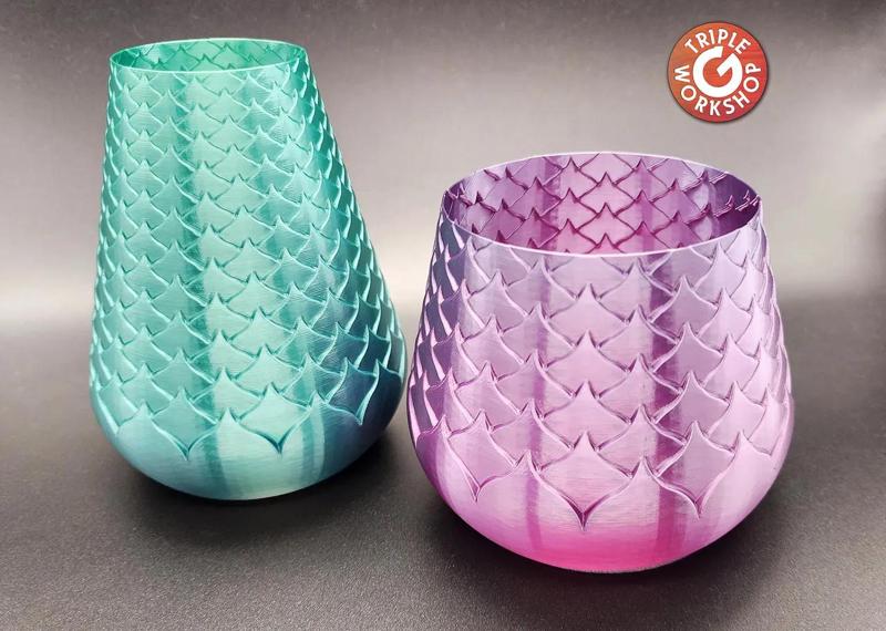 Lotus Spiral Vases V2