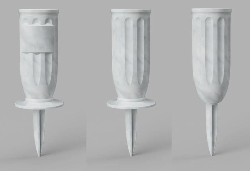 Cemetery Vase
