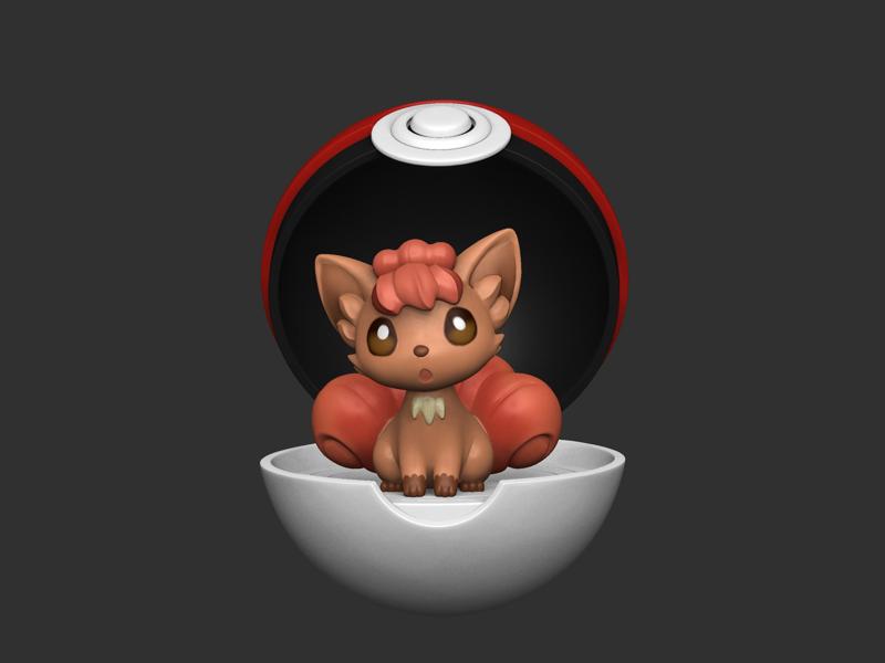 Vulpix Cute – Free 3D print model