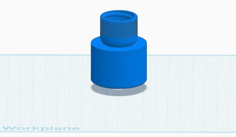old silly collet to drain blaster adapter   