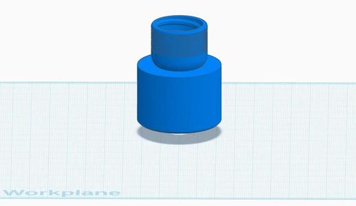 old silly collet to drain blaster adapter   