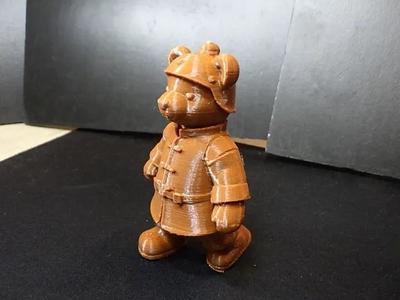 A cute terra cotta teddy bear #4.   