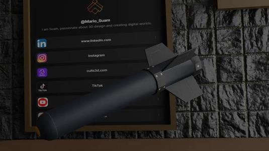Tactical Missile – 3D Printable Model   
