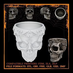 Gothic Ornamental Skull
