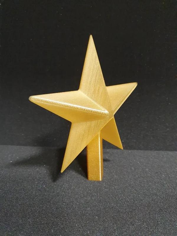 Star Christmas Tree Topper – VASE MODE – ultra light