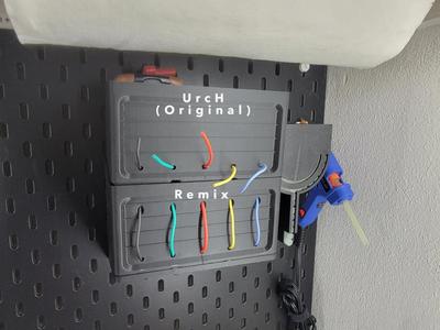 [Remix] Gridfinity Stackable Wire Spool Holder   