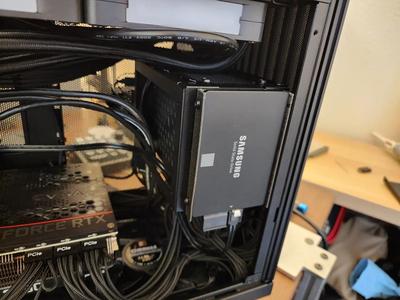 SSD PSU-holder-bracket for Lian Li A3   