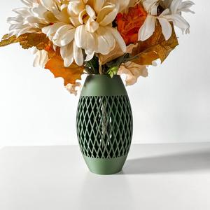 The Xero Vase, Modern and Unique Home Decor for Dried and Preserved Flower Arrangement  | STL File