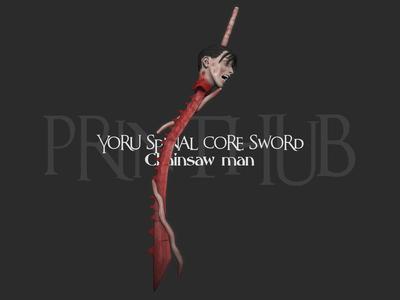 Chainsaw man Yoru Spinal Cord Sword Cosplay