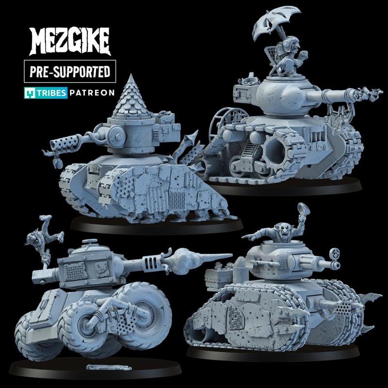 Runt tanks (multipart set)
