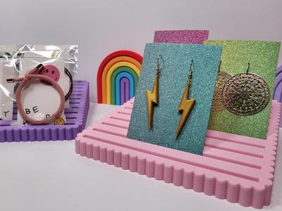Postcard Ear-Ring Bookmark Display