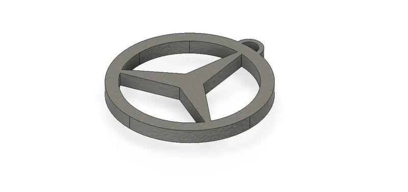 Mercedes F1 Team Multicolor Keychain   