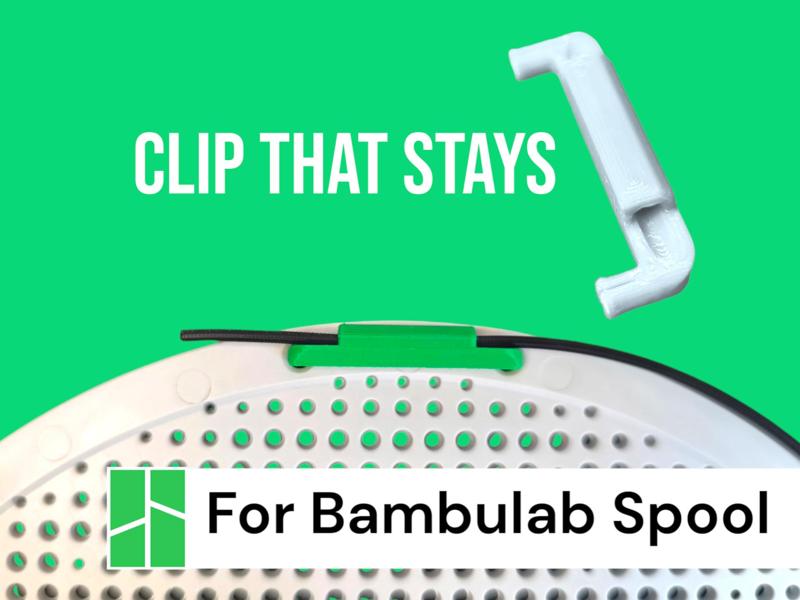 Filament Clip Bambulab Spool