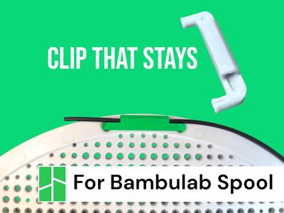 Filament Clip Bambulab Spool