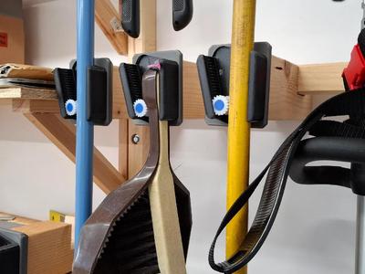 Gravity Broom Holder   