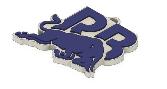 Racing Bulls F1 Team Multicolor Keychain