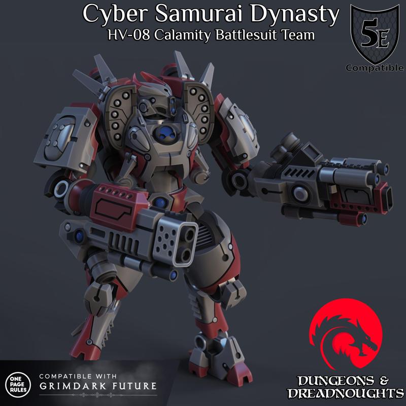 HV-8 Calamity Battlesuit Team
