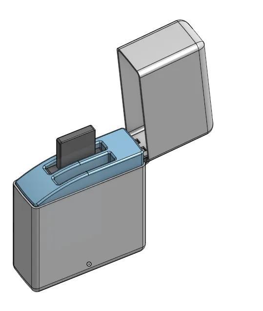 Zippo insert Yubikey holder