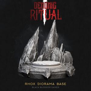 DEM008 Rhox Diorama Base :: Demonic Ritual I :: Black Blossom Games