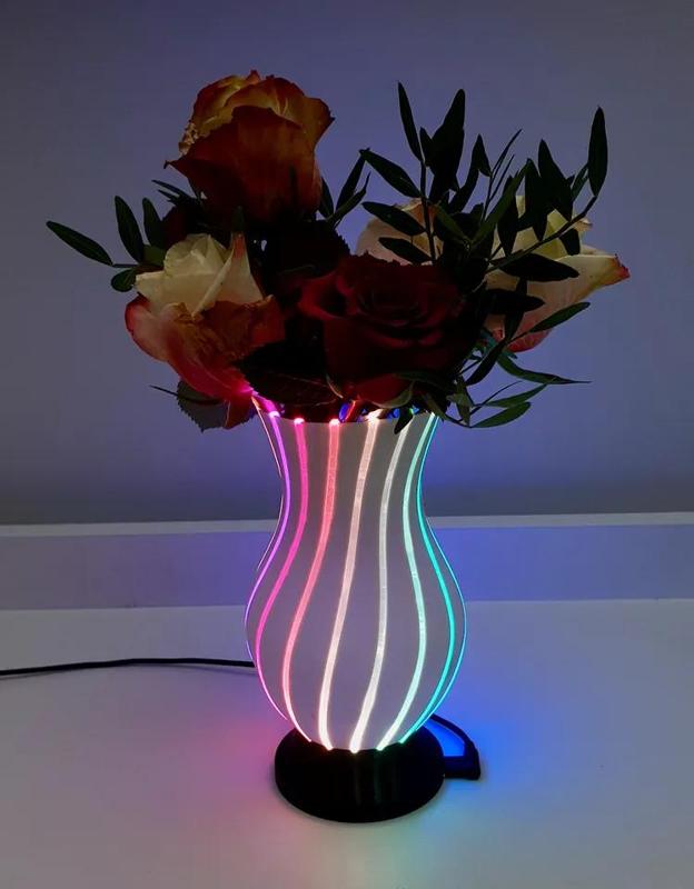 Neopixel vase
