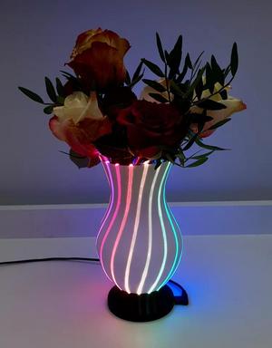 Neopixel vase
